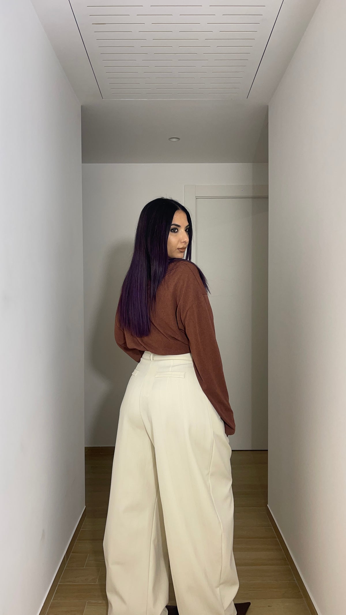 Pantalone BAGGY Gessato