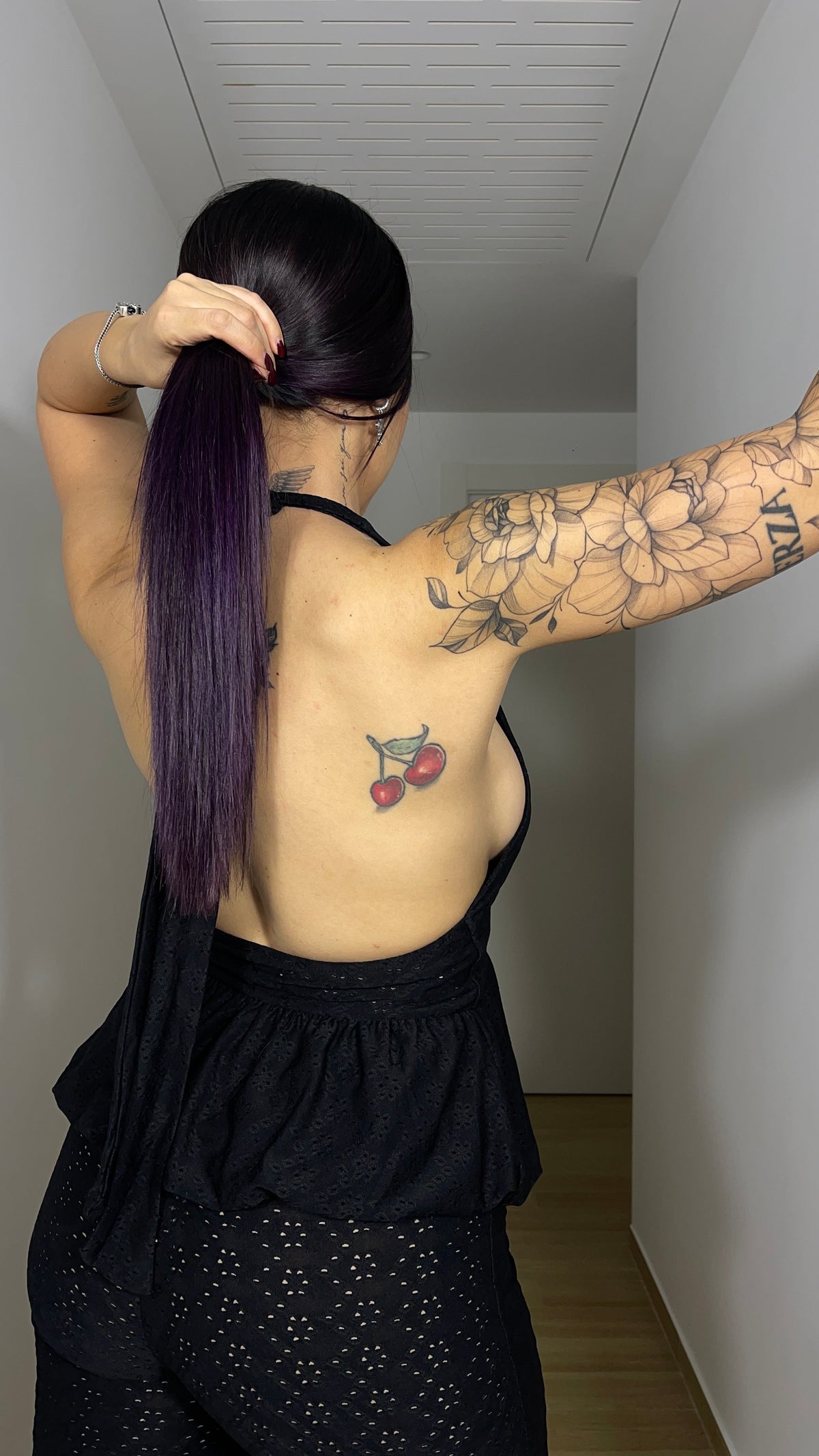 Coordinato con pantalone a zampa