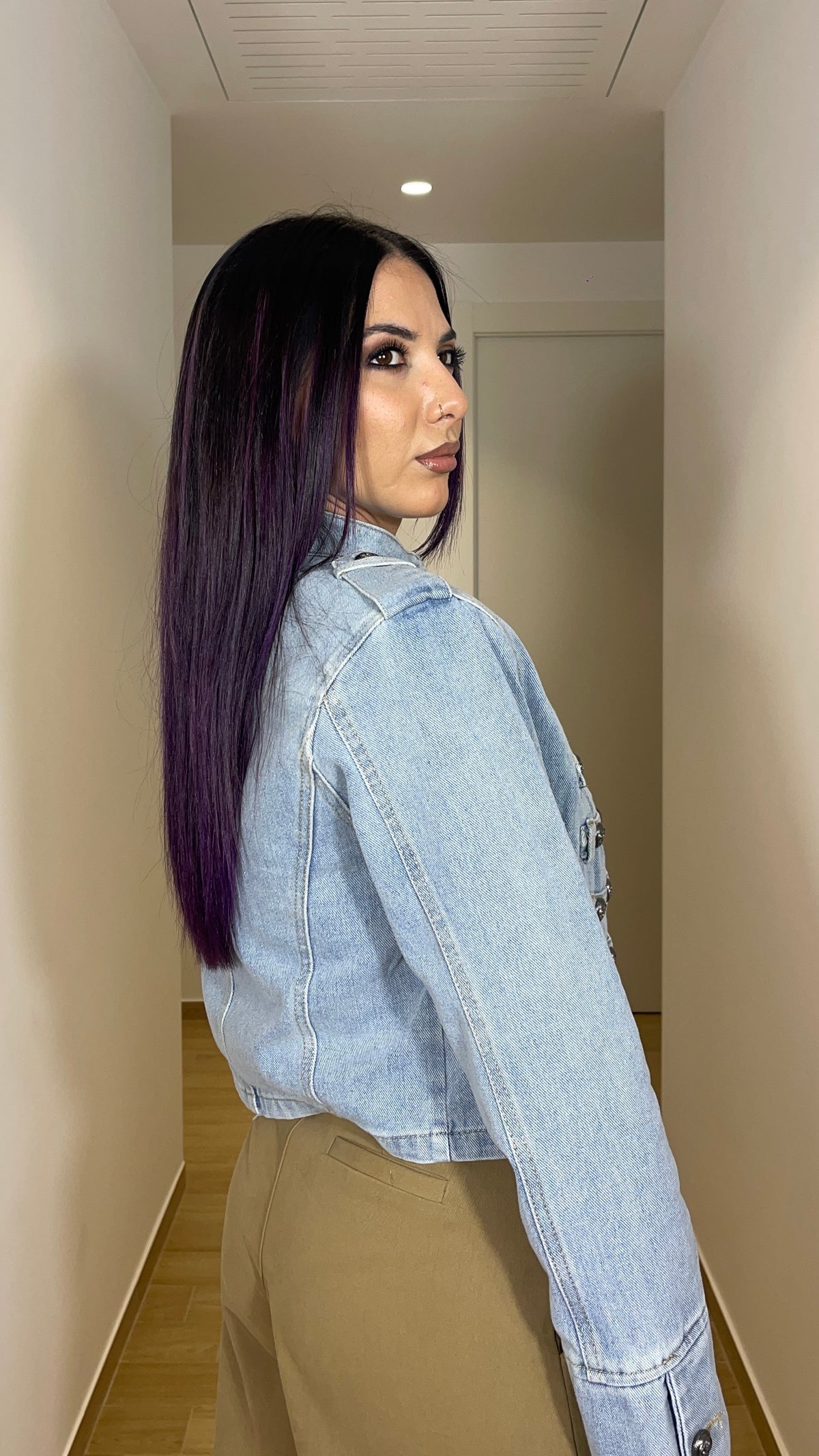 Giacca Napoleone in jeans