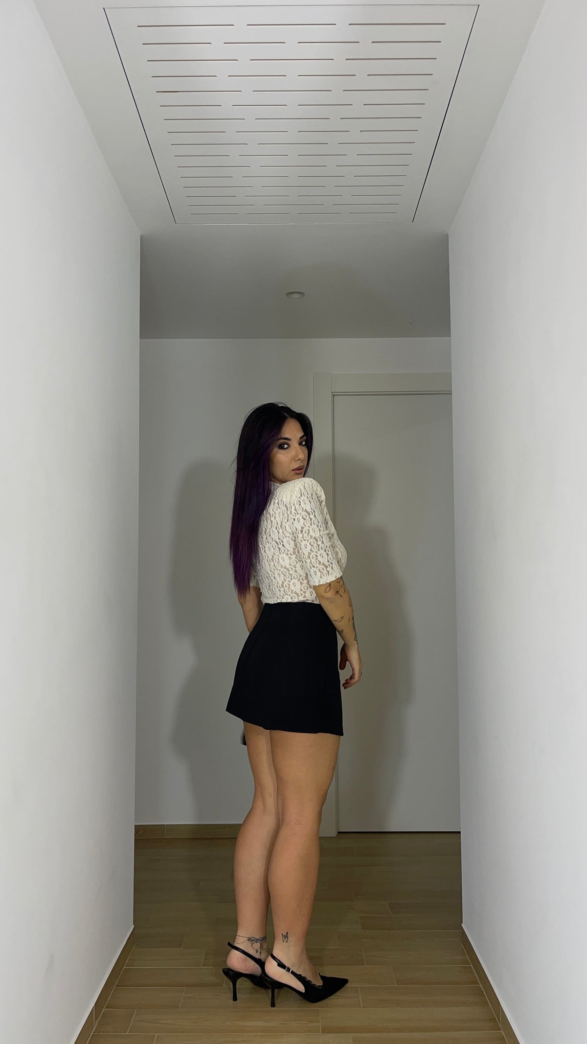 Minigonna con pantaloncini