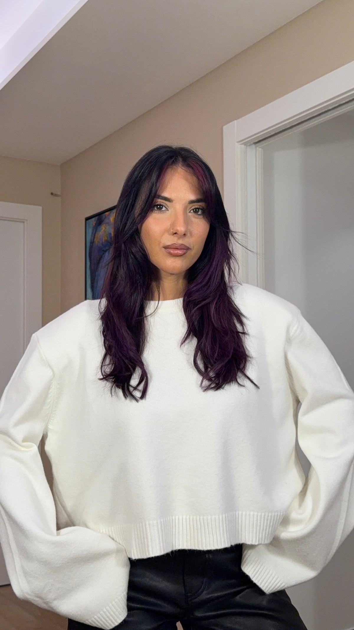 Pullover  con spallina