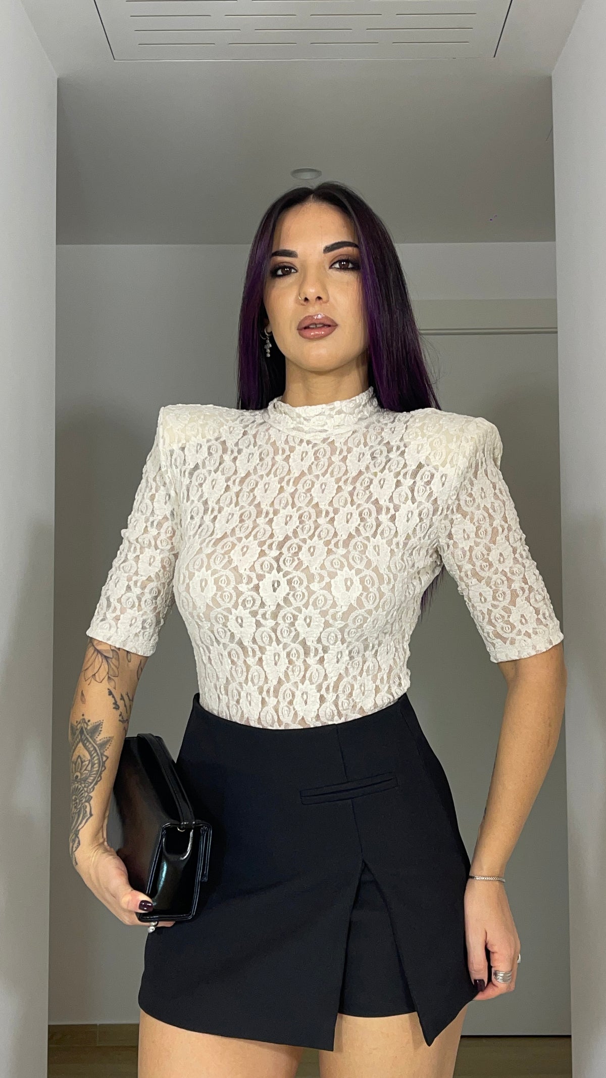 Minigonna con pantaloncini