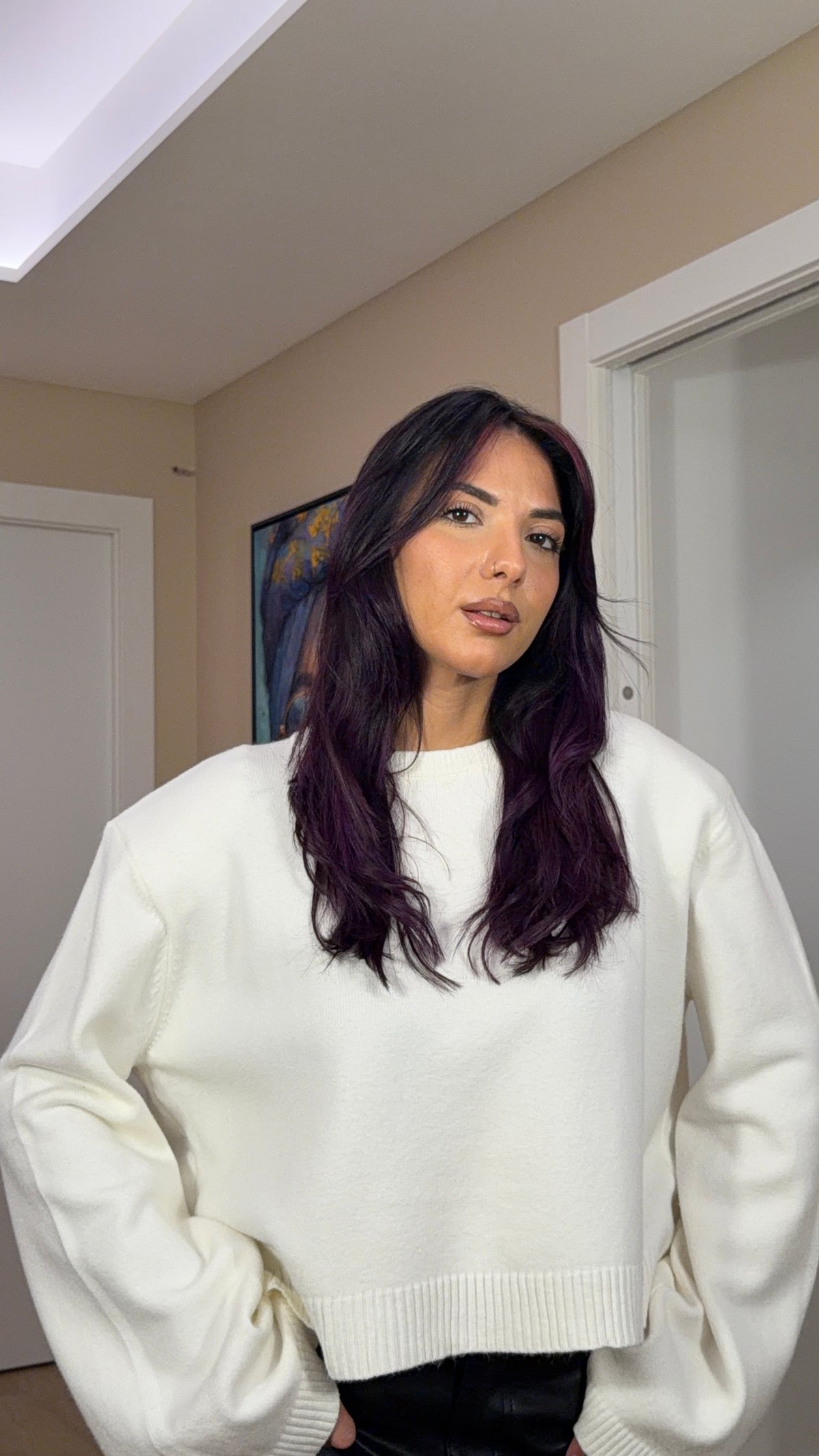 Pullover  con spallina