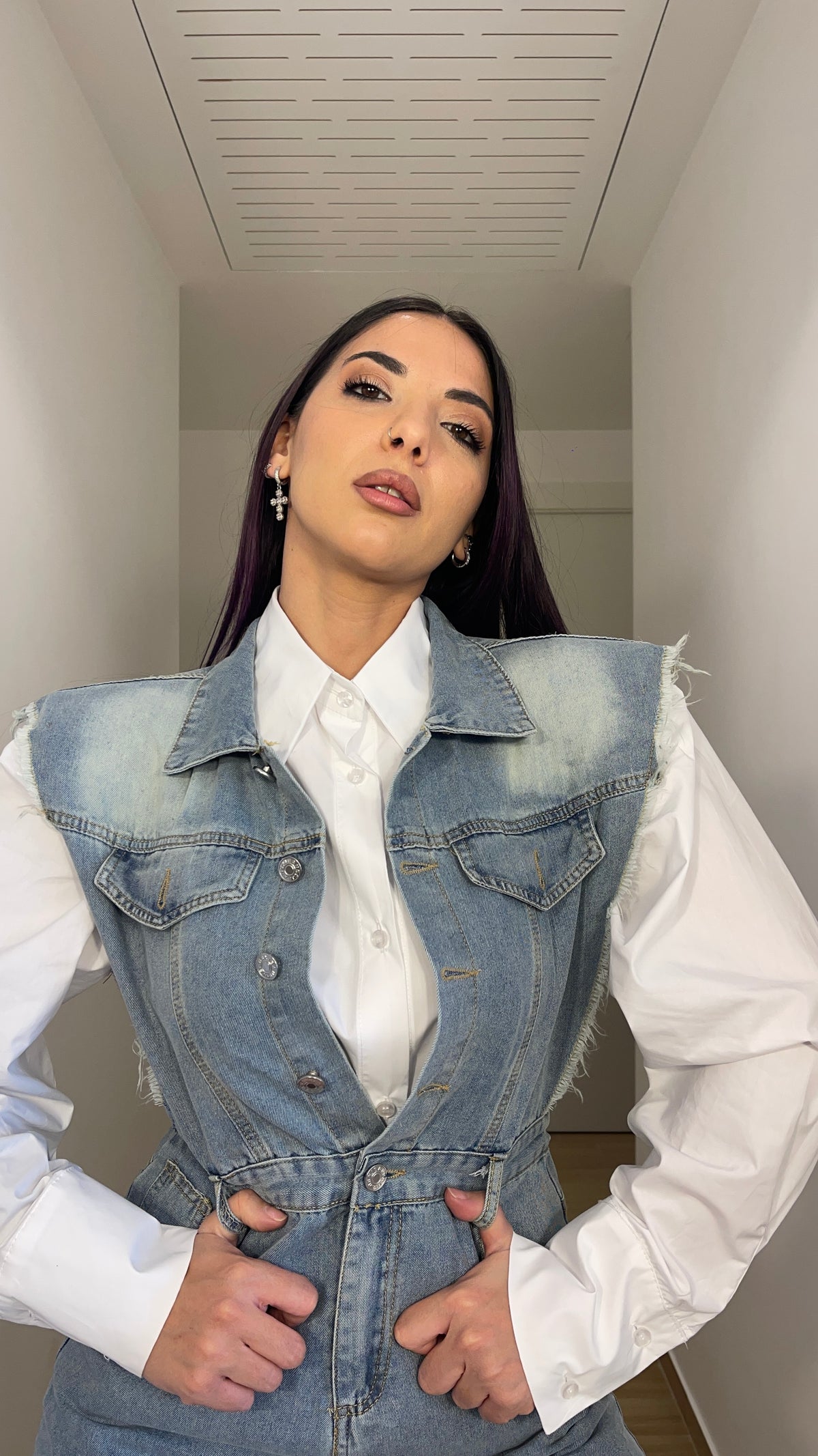 Tuta intera in denim