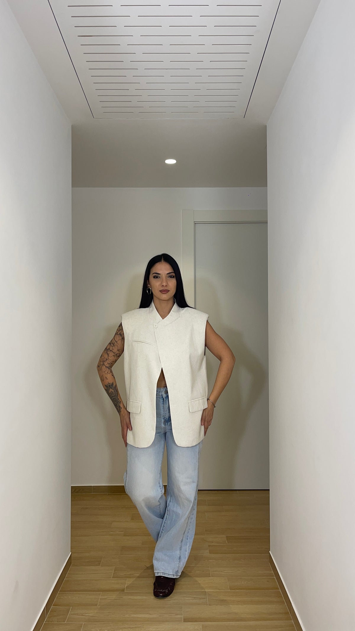 Jeans WIDELEG Chiaro