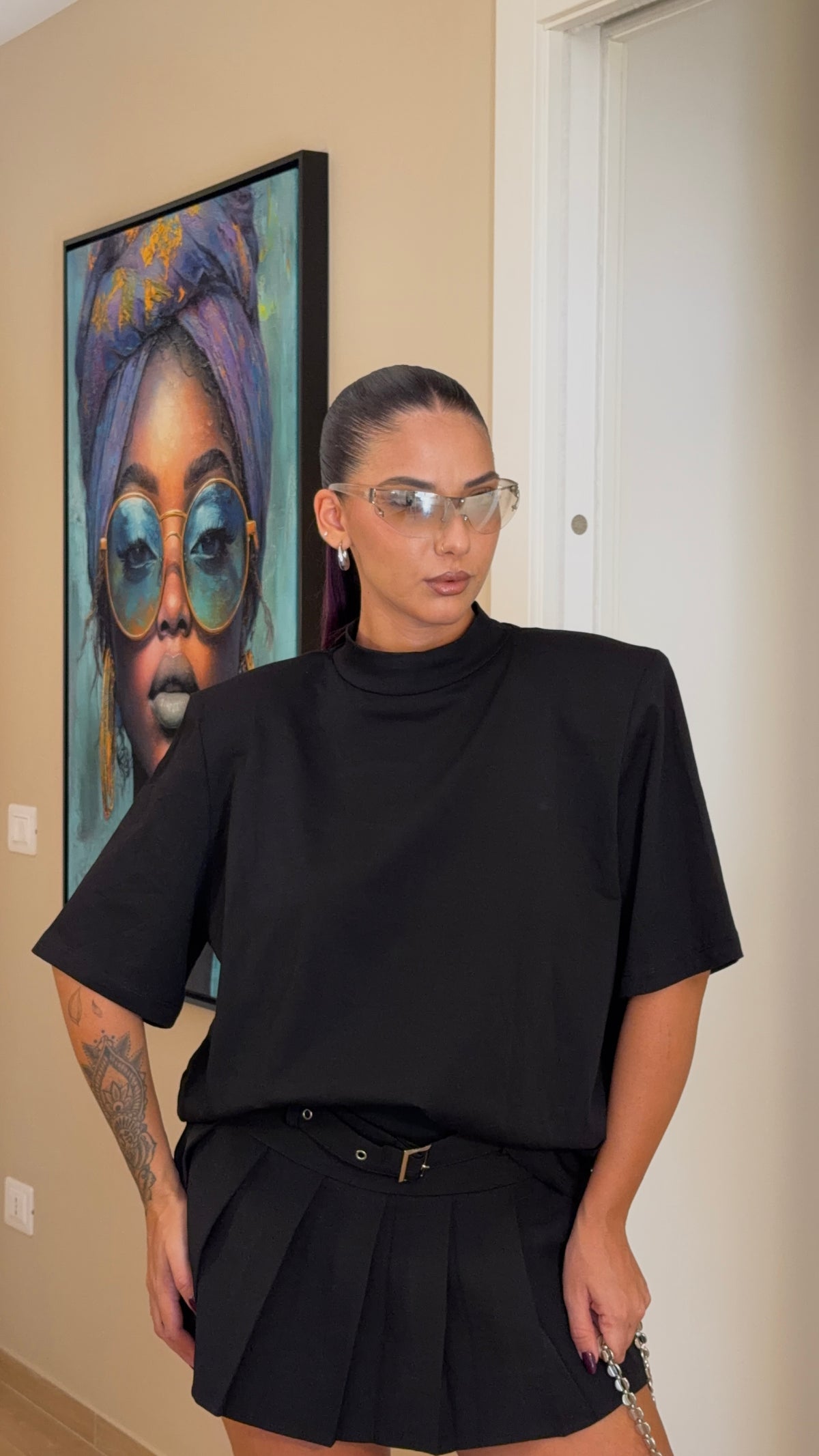 Maglia over con spallina JustWest