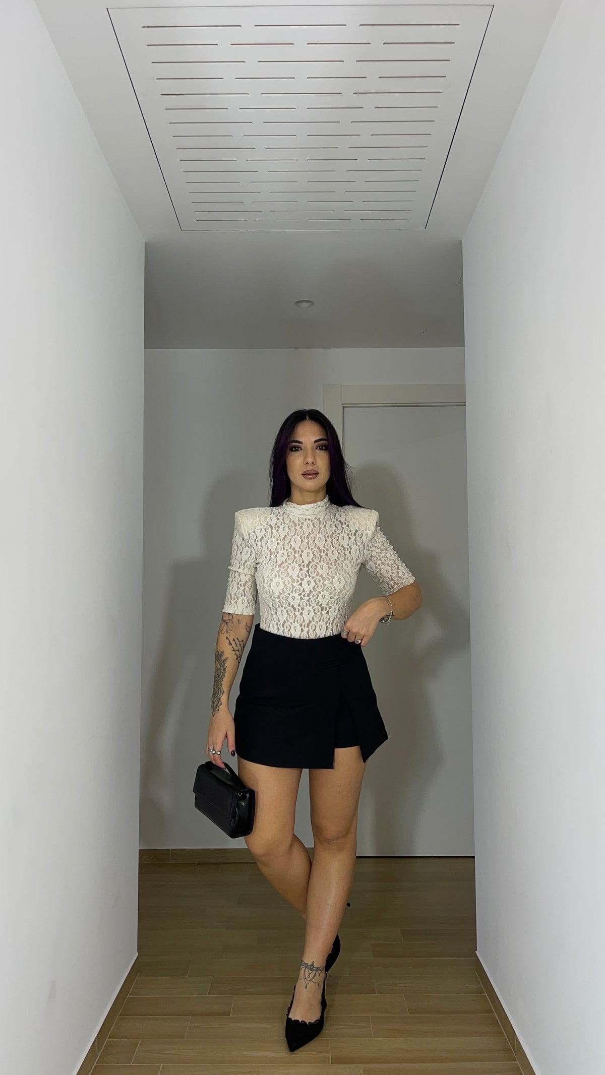 Minigonna con pantaloncini