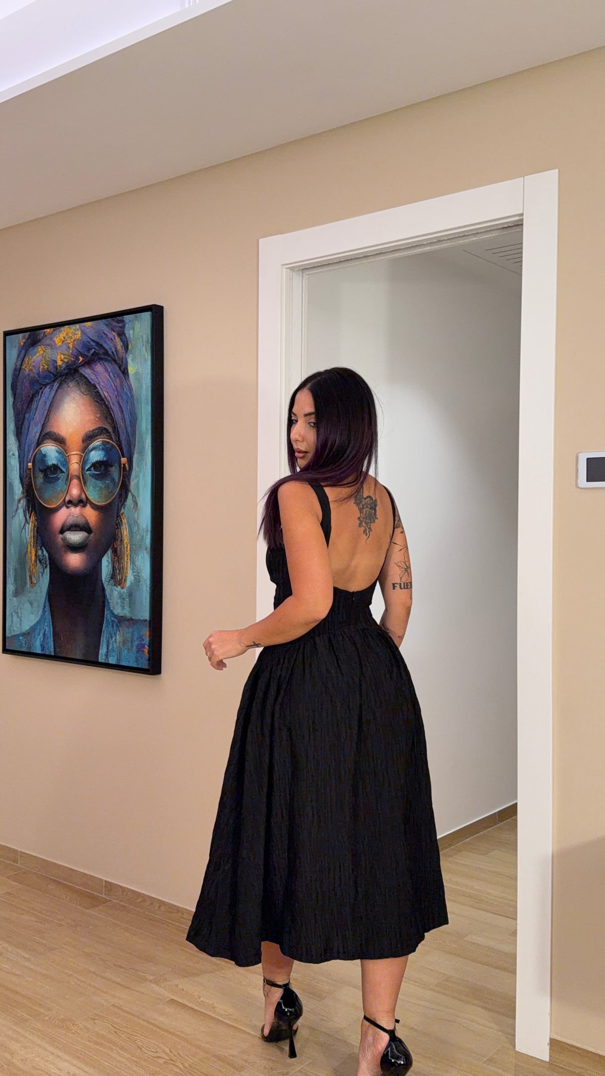 Midi Dress a Ruota