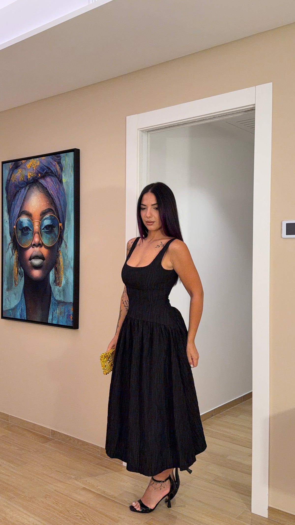 Midi Dress a Ruota