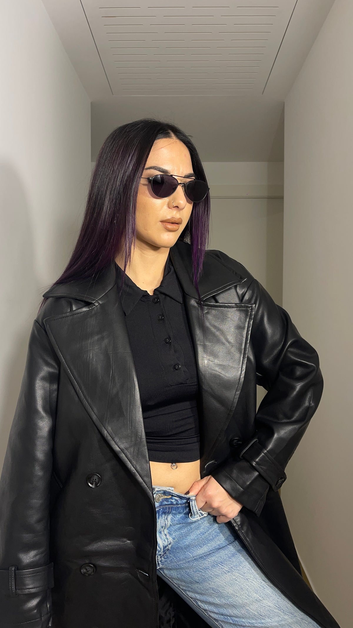 Trench Lungo Ecopelle