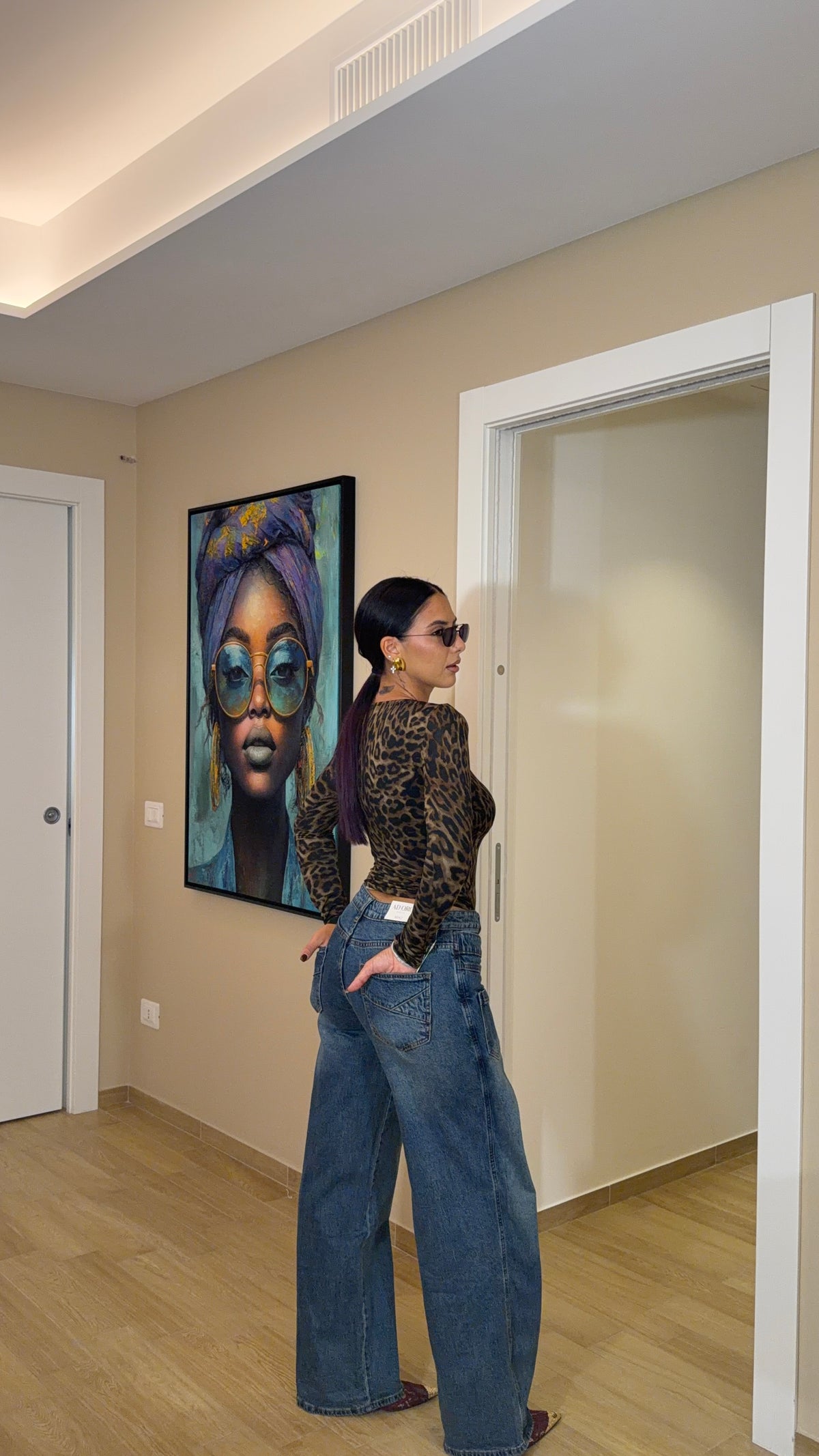 Jeans Wide Leg Particolare