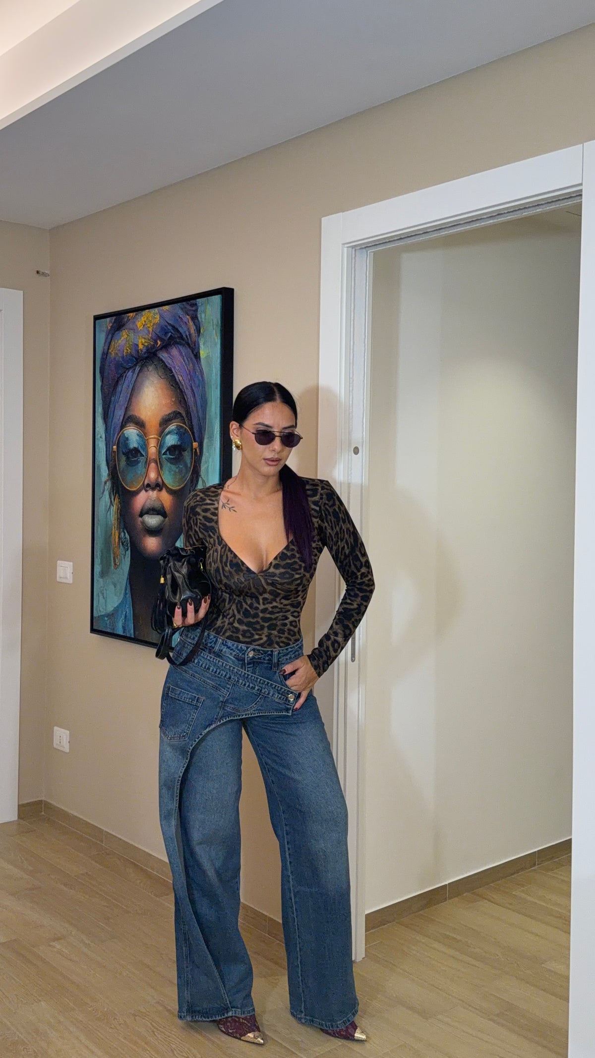 Jeans Wide Leg Particolare