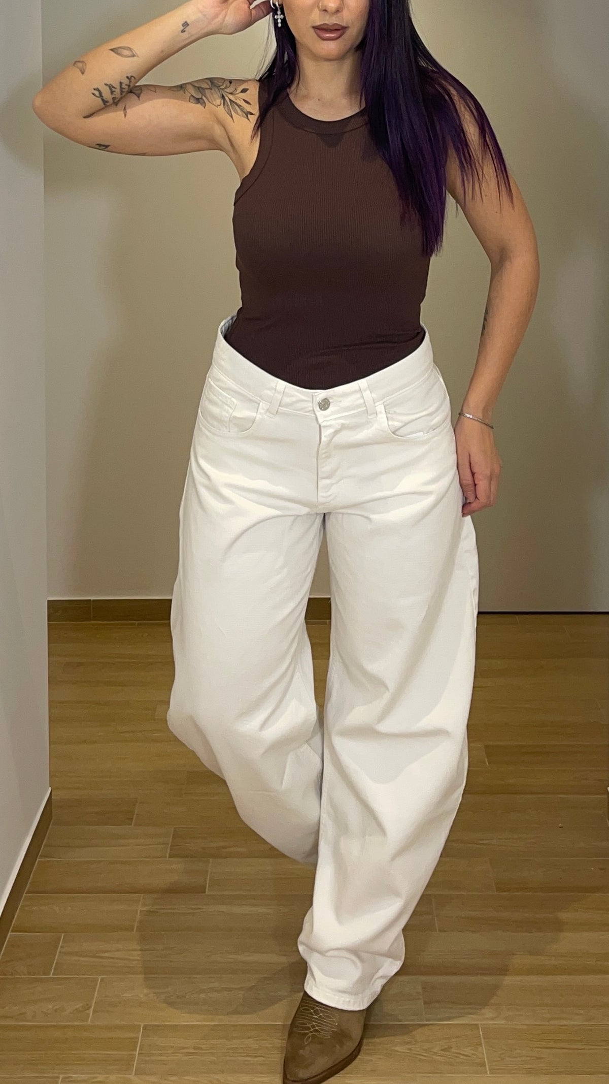 Jeans BAGGY Beige