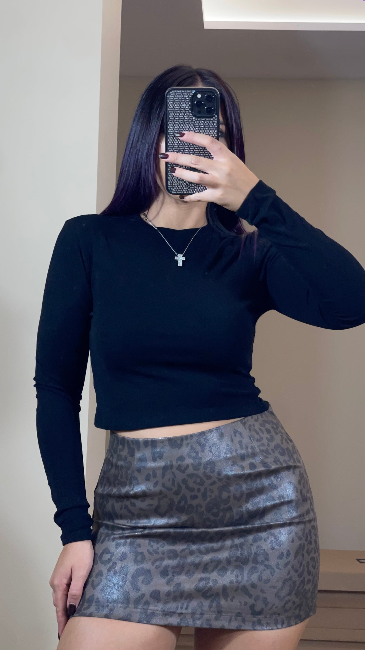 Mini gonna maculata