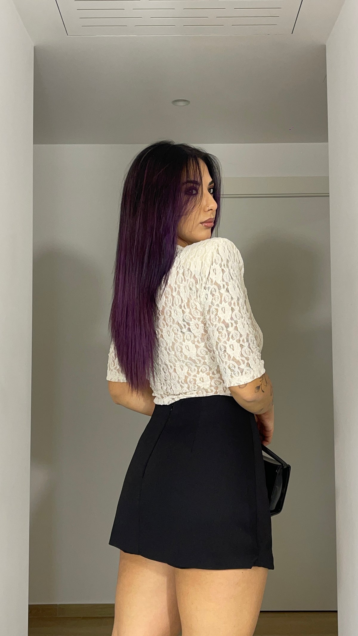 Minigonna con pantaloncini