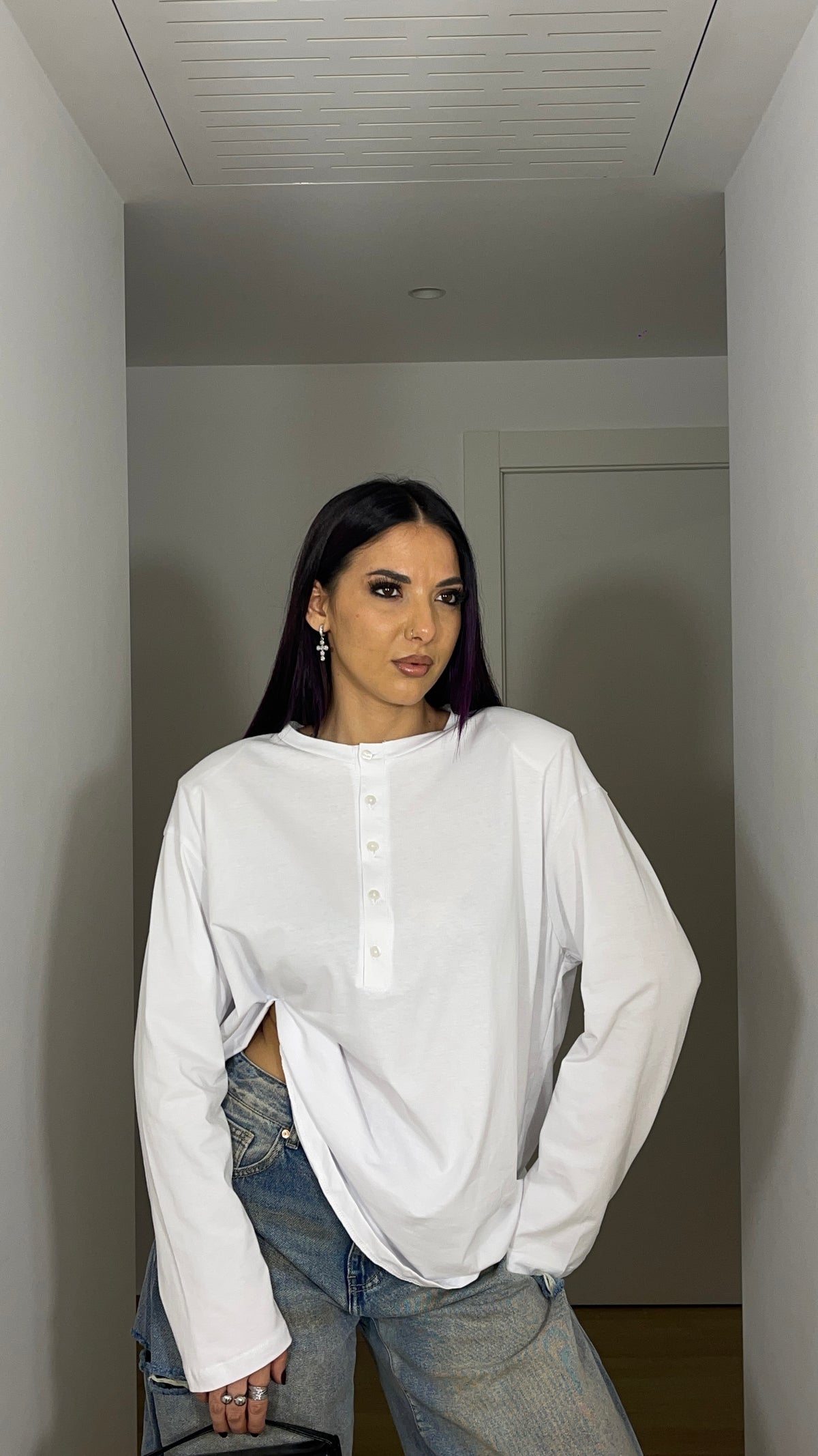 Maglia over 2 colori