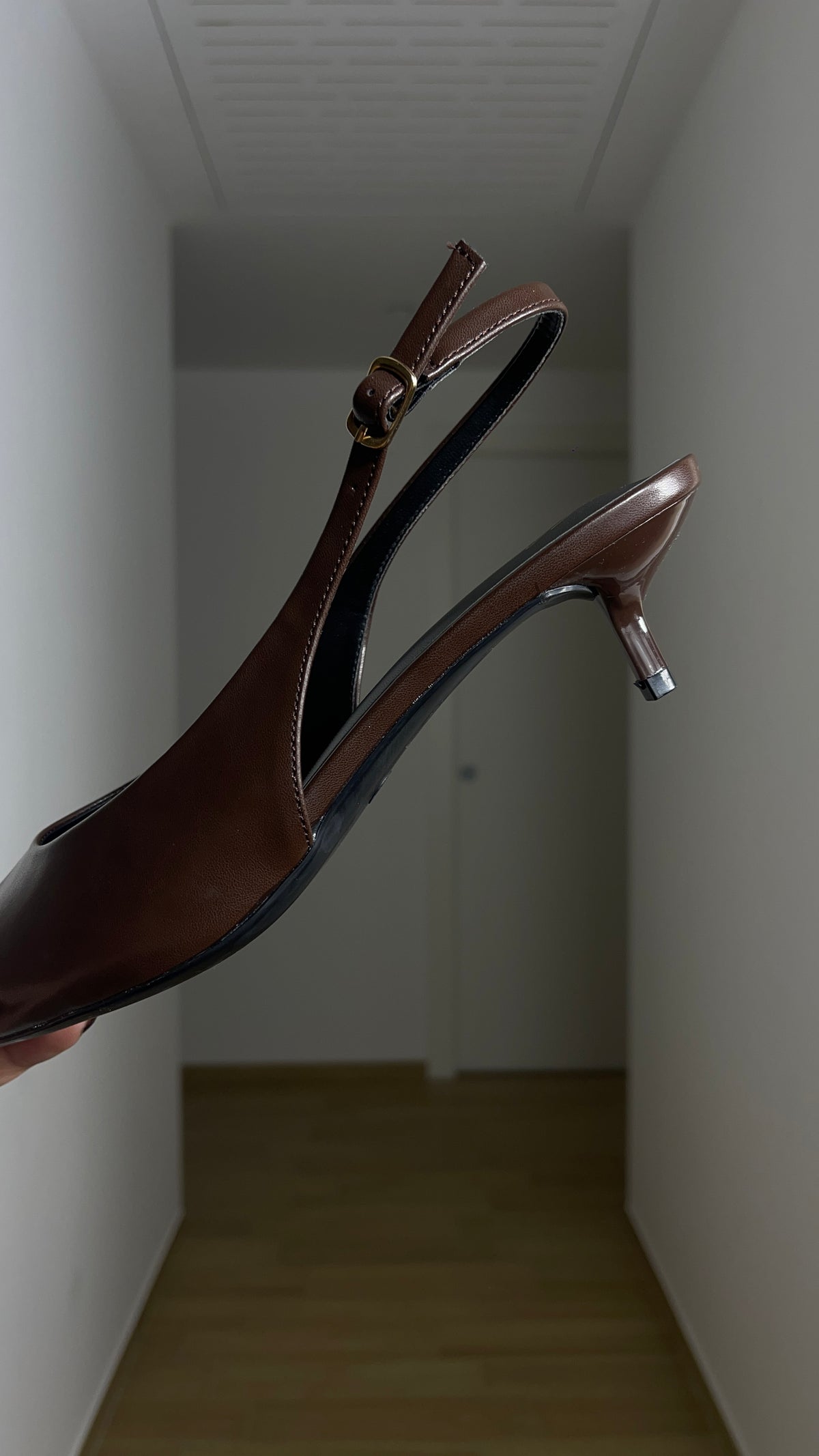 Mini mini tacco marrone